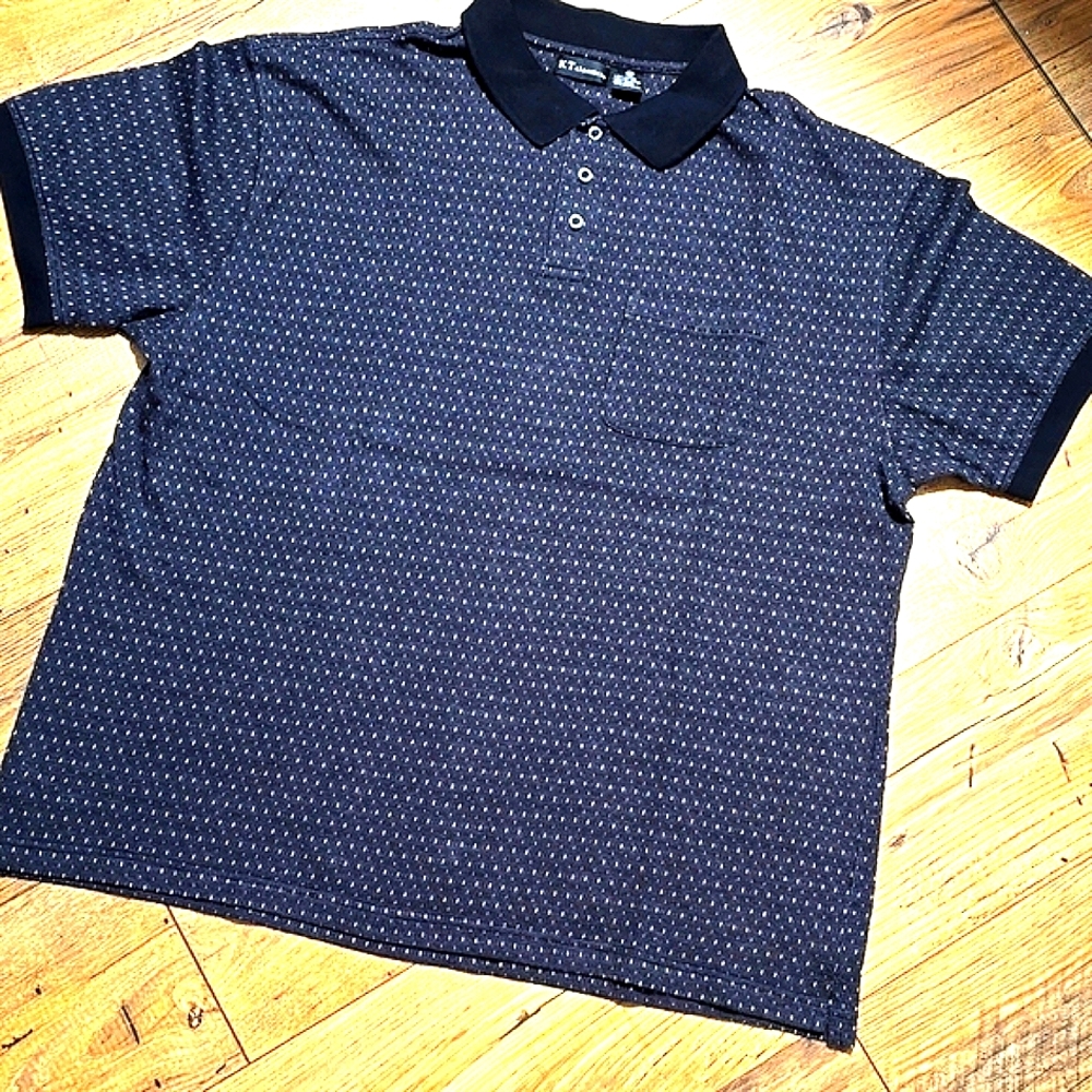 KT CLASSICS Men's Black Polo Shirt